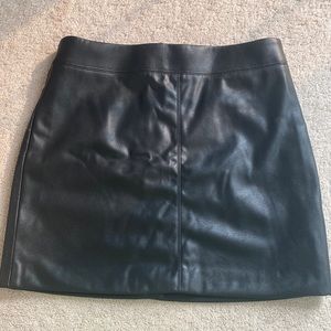 Leather skirt